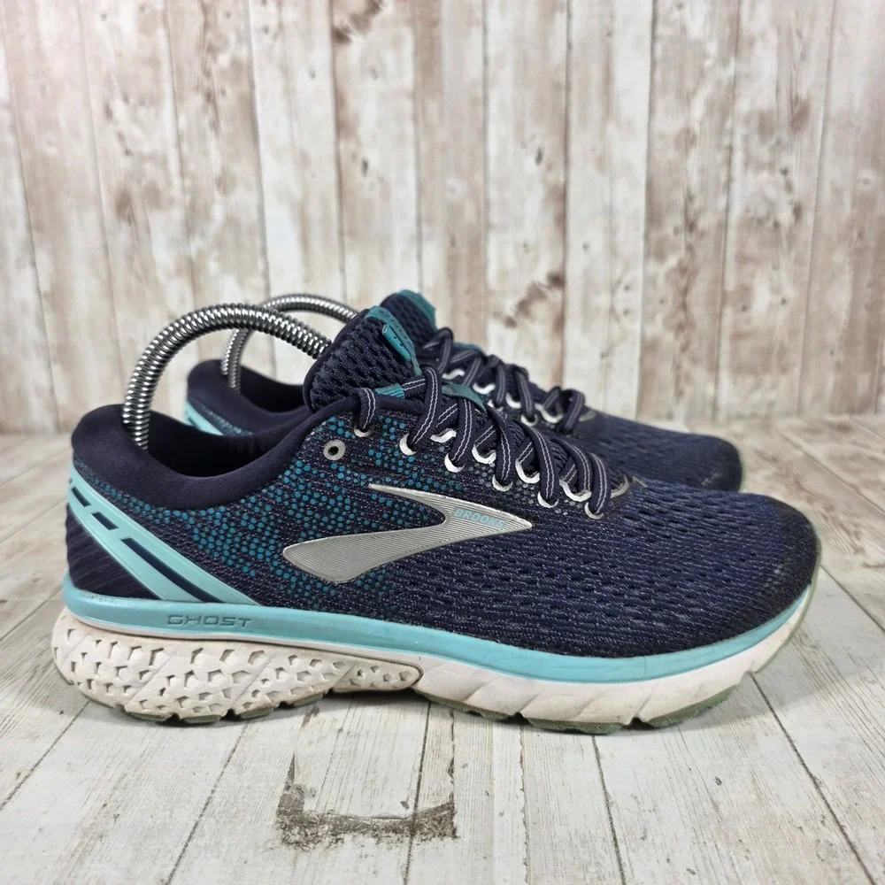 Brooks‎ Ghost 11 Womens Running Shoes Navy Blue Size 9 1202771B493